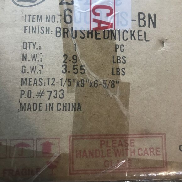 Z-Lite 6000-1S-BN Aideen 1 Light 4.5 inch Brushed Nickel Wall Sconce Wall Light - Picture 2 of 3